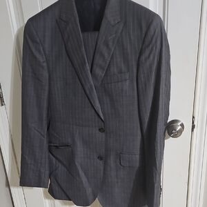 Daniel Cremieux Charcoal Pinstripe Blazer